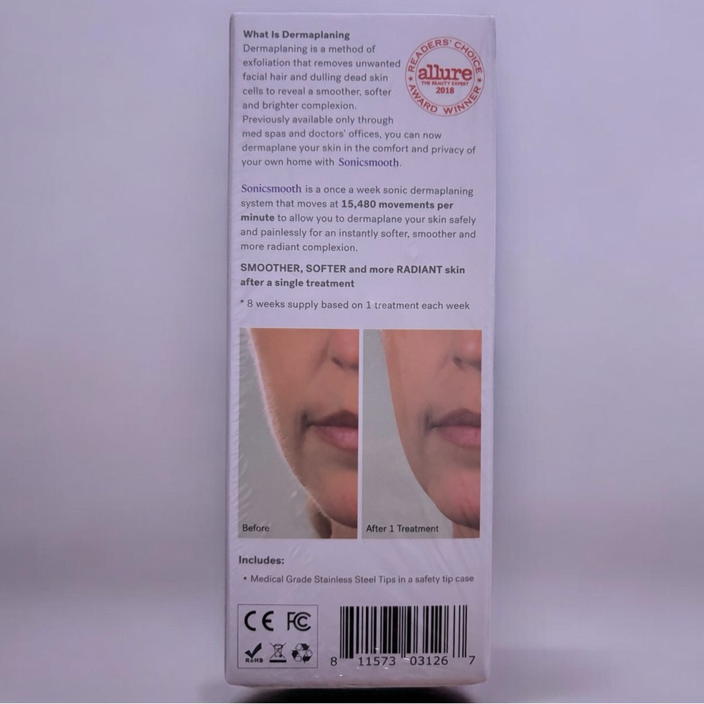 Michael Todd Beauty Sonicsmooth 2-in-1 Sonic Hair Removal Replenishment Kit - Picture 2 of 6